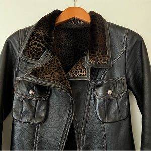 Donna Bacconi Couture Turkish Leather Fur Coat